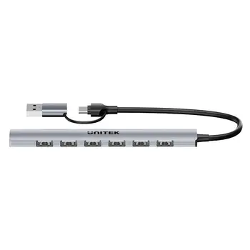 USB Hub Unitek H1209AGY01 Grey
