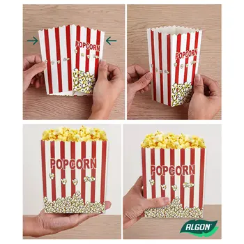 Container to serve the popcorn Inde Popcorn (4 Pieces) (24 Units)