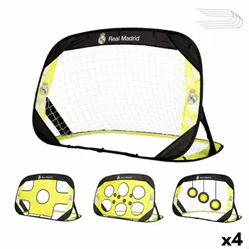 Football Goal Real Madrid C.F. 120 x 80 x 80 cm (4 Units)