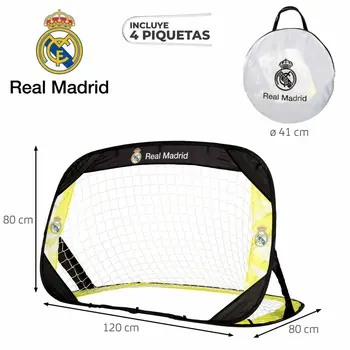 Football Goal Real Madrid C.F. 120 x 80 x 80 cm (2 Units)