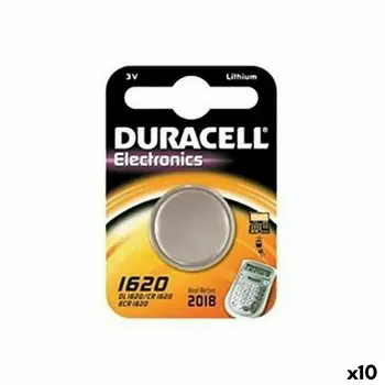 Lithium Button Cell Battery DURACELL 3V (10 Units)