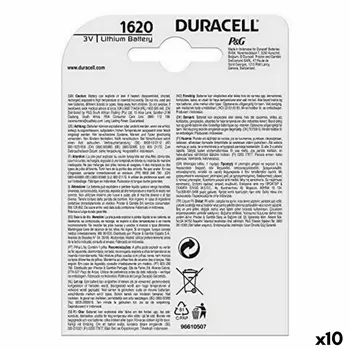 Lithium Button Cell Battery DURACELL 3V (10 Units)