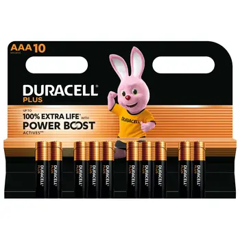 Rechargeable Batteries DURACELL DPBLR3B10 AAA