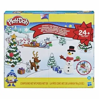 Advent Calendar Play-Doh Plastic Christmas (24 Pieces)