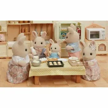 Set of Dolls Sylvanian Families 5706 Rabbit Family 4 Pieces