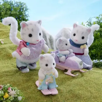 Playset Sylvanian Families Snow Leopard Family Multicolour