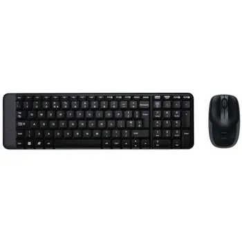 Keyboard and Mouse Logitech 920-003168 Black QWERTY