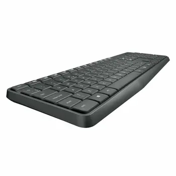 Keyboard and Wireless Mouse Logitech 920-007917 Grey