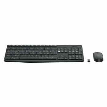Keyboard and Wireless Mouse Logitech 920-007917 Grey