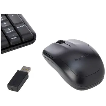 Keyboard Logitech 920-008318 Black Spanish Qwerty