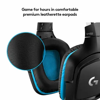 Gaming Headset with Microphone Logitech 981-000770 Blue Black