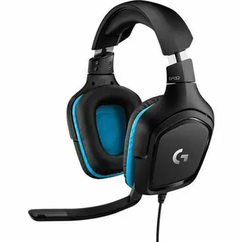 Gaming Headset with Microphone Logitech 981-000770 Blue Black