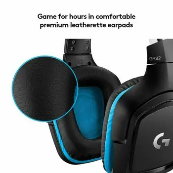 Gaming Headset with Microphone Logitech 981-000770 Blue Black