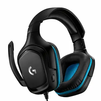 Gaming Headset with Microphone Logitech 981-000770 Blue Black