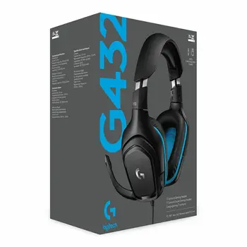 Gaming Headset with Microphone Logitech 981-000770 Blue Black