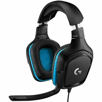 Gaming Headset with Microphone Logitech 981-000770 Blue Black