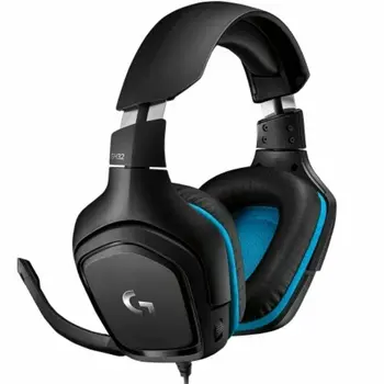 Gaming Headset with Microphone Logitech 981-000770 Blue Black