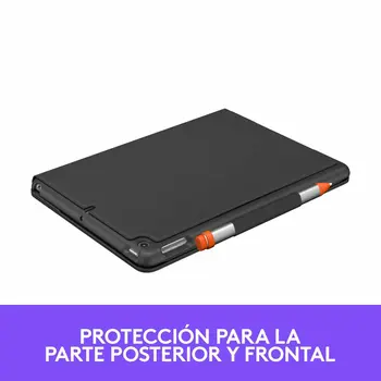 Case for Tablet and Keyboard Logitech 920-009478 Grey Graphite Spanish Qwerty QWERTY