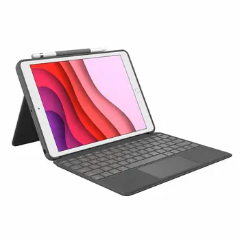 Bluetooth Keyboard with Support for Tablet Logitech 920-009627 Grey Graphite Spanish Qwerty QWERTY