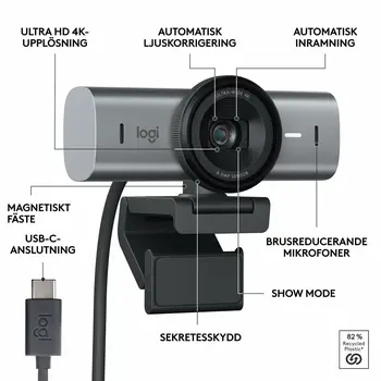 Webcam Logitech 960-001559 4K Ultra HD