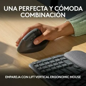 Keyboard Logitech 920-012296 Graphite Spanish QWERTY