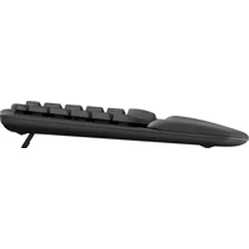 Keyboard and Mouse Logitech Graphite Steel Spanish Qwerty