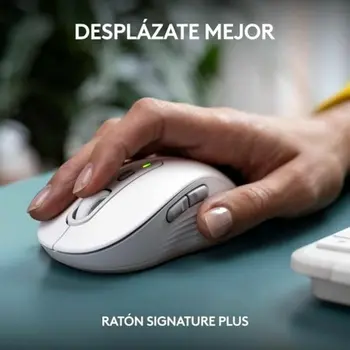 Keyboard and Mouse Logitech 920-012596 White Spanish QWERTY
