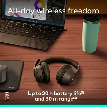 Wireless Headphones Logitech Black