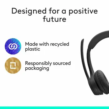 Wireless Headphones Logitech Black