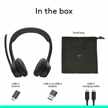 Wireless Headphones Logitech Black