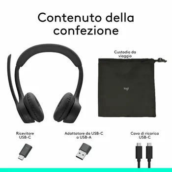 Headphones Logitech Black