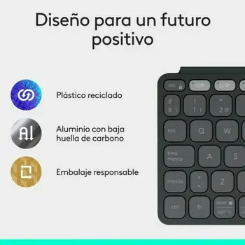 Keyboard Logitech 920-012973 Graphite Spanish QWERTY