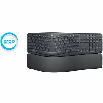 Keyboard Logitech 920-010105 Black Grey Graphite Spanish Qwerty
