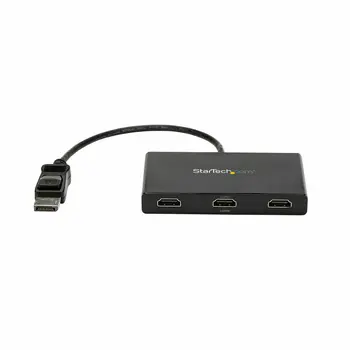 USB Hub Startech MSTDP123HD Black