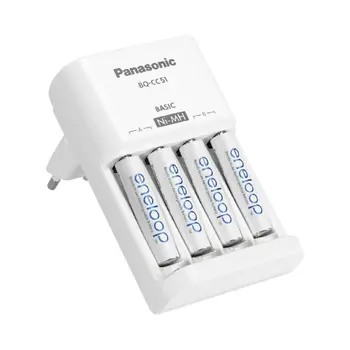 Battery charger Panasonic K-KJ51MCD40E Batteries x 4