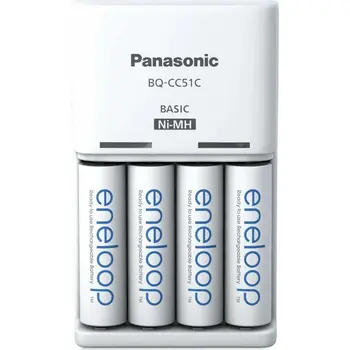 Battery charger Panasonic K-KJ51MCD40E Batteries x 4