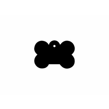 Identification plate Imarc Bone Black