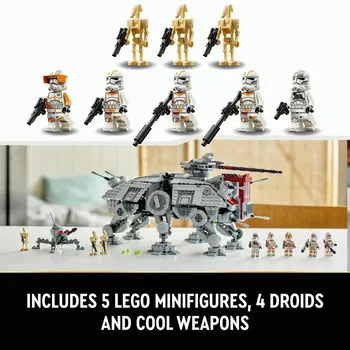 Playset   Lego Star Wars 75337 AT-TE Walker         1082 Pieces