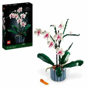 Construction set Lego 10311 ORQUÍDEA Blue Multicolour 608 Pieces