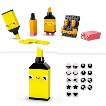 Construction set Lego Diversión Creativa en Neón 333 Pieces