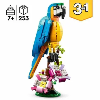 Construction set Lego Creator 31136 Exotic parrot with frog and fish 3-in-1 253 Pieces