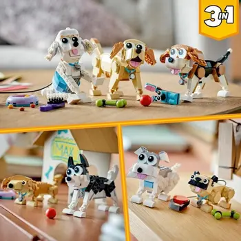 Construction set Lego 31137 PERROS ADORABLES 3-in-1