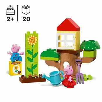 Construction set Lego Peppa Pig's Garden and Treehouse Multicolour