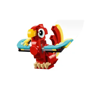 Construction set Lego 31145 DRAGÓN ROJO Multicolour 149 Pieces