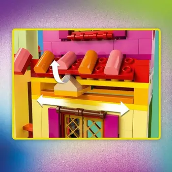 Construction set Lego Encanto Madrigal's Magical House Multicolour