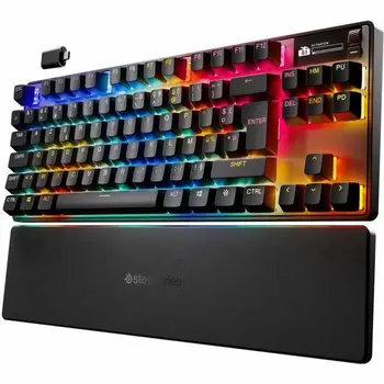 Bluetooth Keyboard SteelSeries apex pro tkl wl gen 3 Black Azerty French