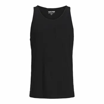 Tank Top Men Jack & Jones Tampa Slub Black