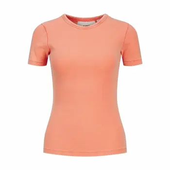 Women’s Short Sleeve T-Shirt Jack & Jones Jxfrankie Wash Ss Coral