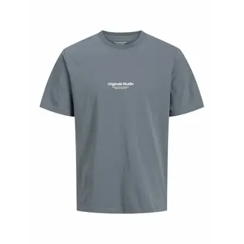 Men’s Short Sleeve T-Shirt Jack & Jones JORVESTERBRO TEE SS 12240121 Grey