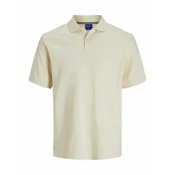 Men’s Short Sleeve Polo Shirt Jack & Jones JORFREDERIKSBERG Beige
